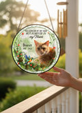 Personalised Stained Glass Suncatcher – Pet Memorial