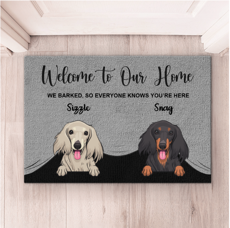 Personalised Pet Doormat – Welcome to Our Home