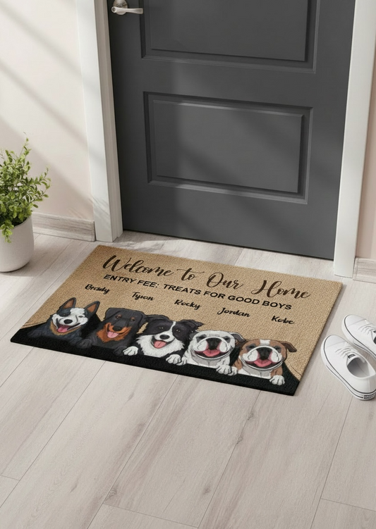 Personalised Pet Doormat – Welcome to Our Home