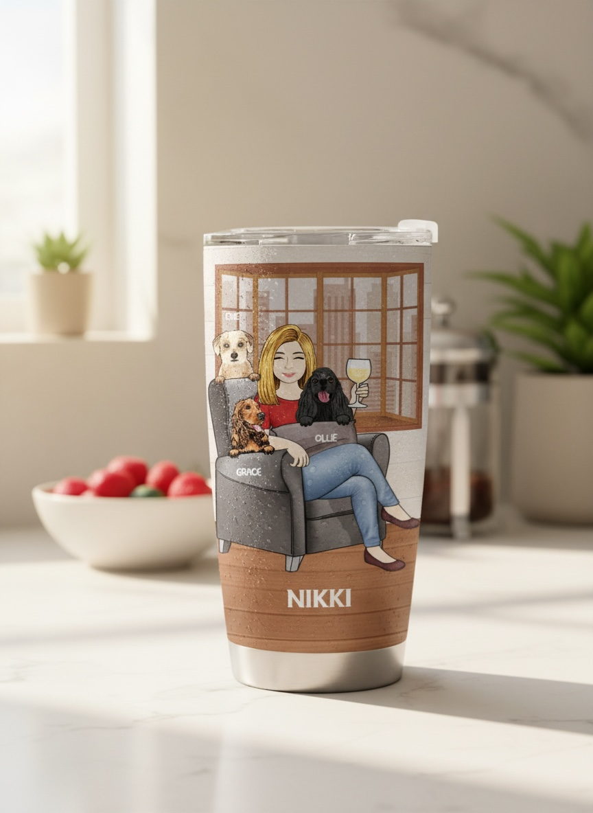 Personalised Tumbler – My Dogs and I Talk Sh!t About You