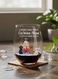Personalised Tumbler – Cannot Survive on Wine Alone, Style A