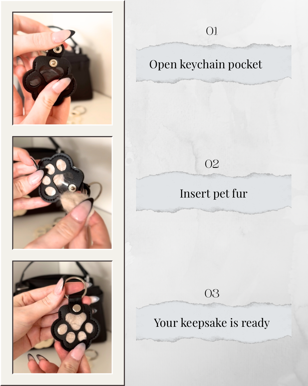 Pet Keepsake Keychain
